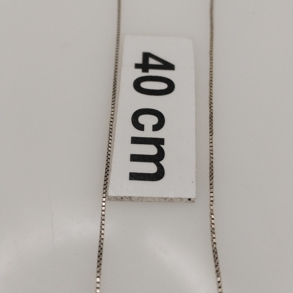 CADENA, DIJE ORO BLANCO 10 K 1.7 GRMS (SEMINUEVO)