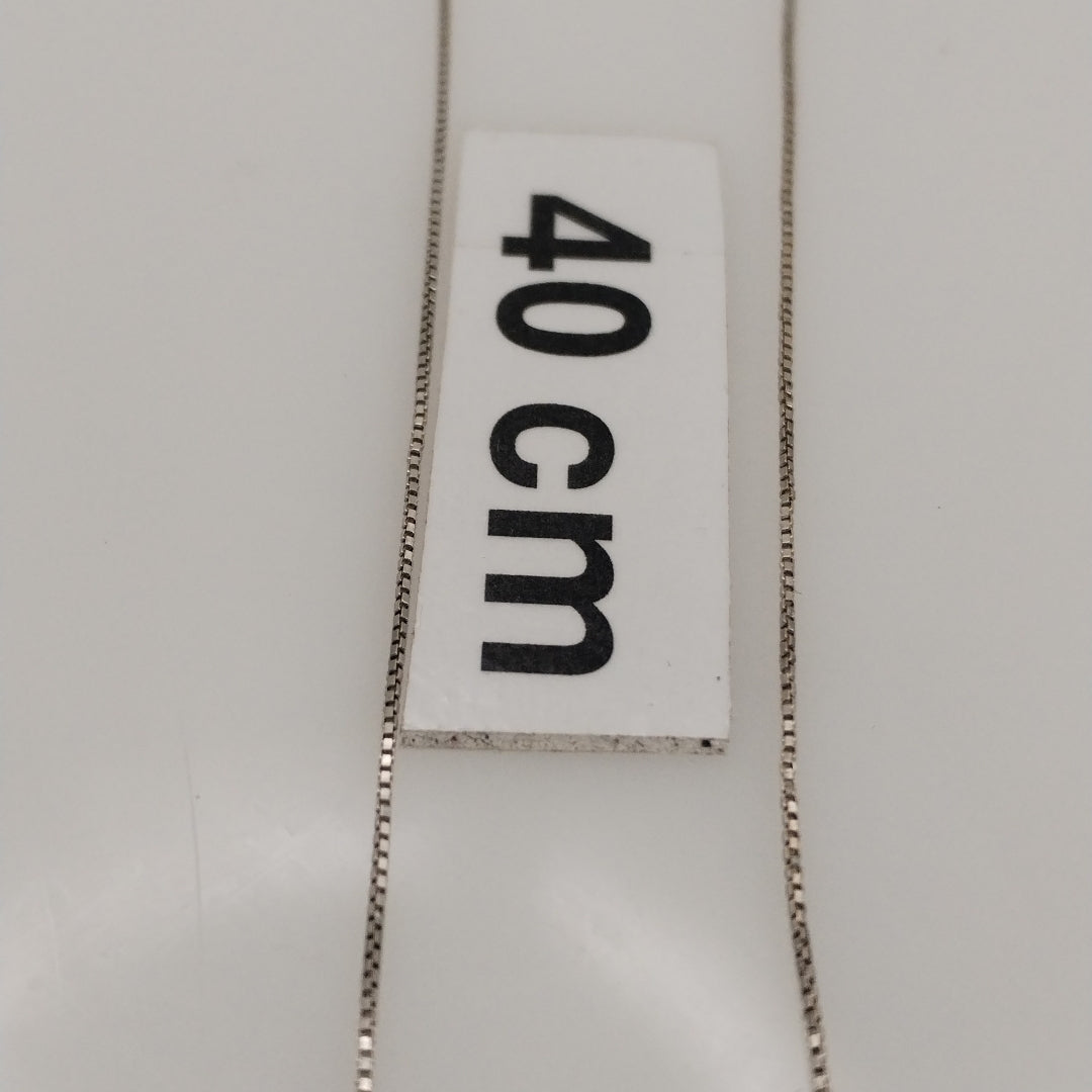 CADENA, DIJE ORO BLANCO 10 K 1.7 GRMS (SEMINUEVO)