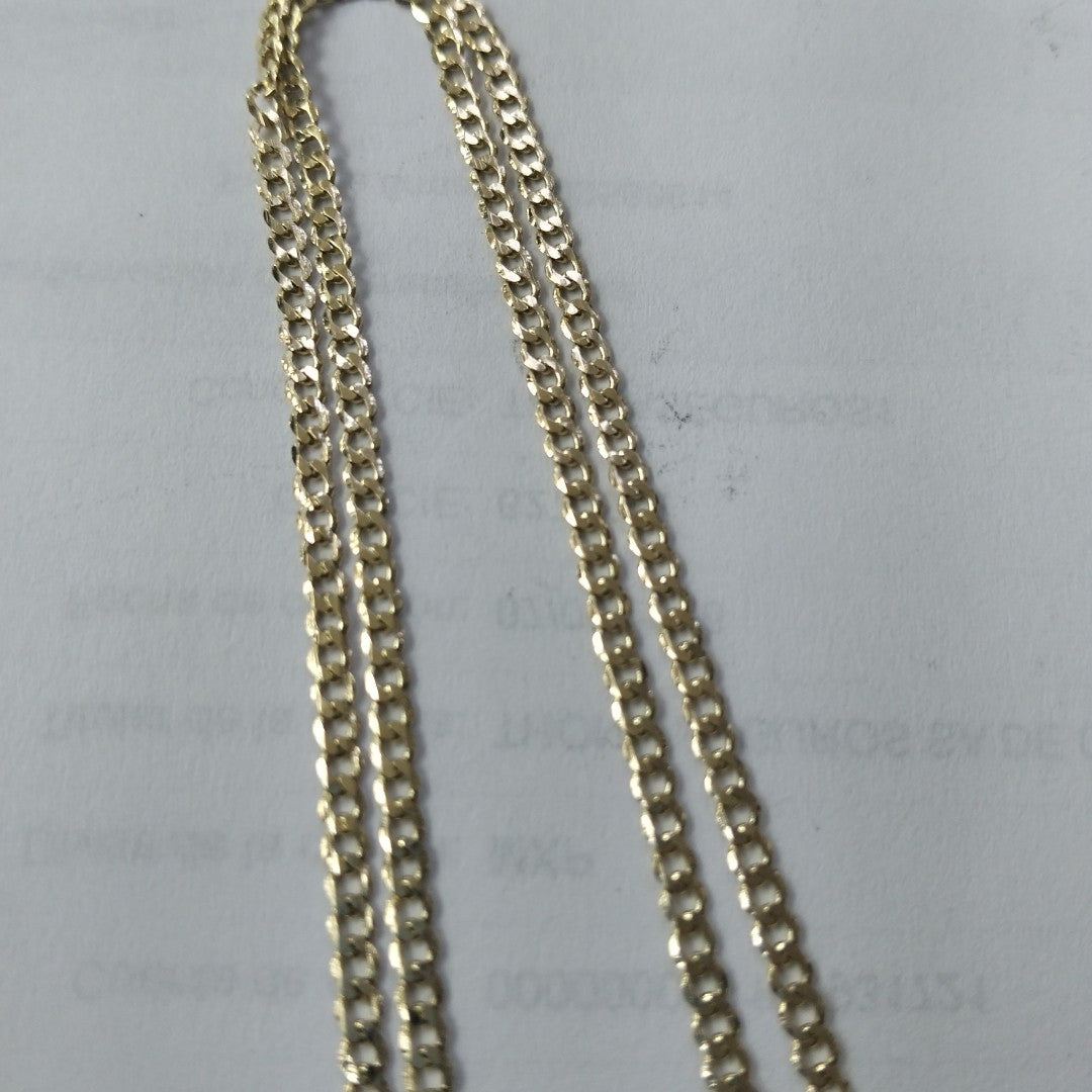 CADENA BARBADA 14K 55 CM 5 GR (NUEVO)
