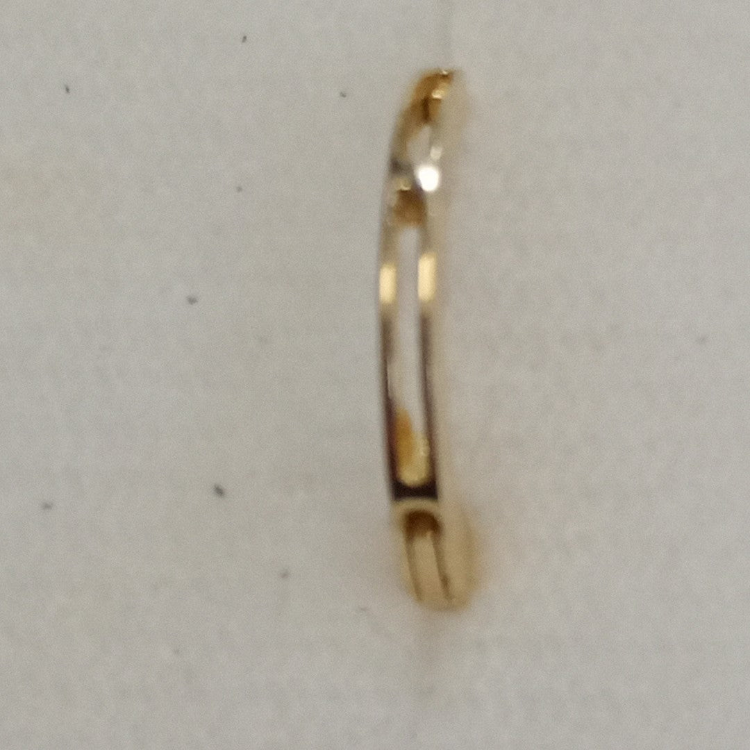 ARETES ARRACADAS CON CIRCONIAS 14K 1.2 GR (NUEVO)