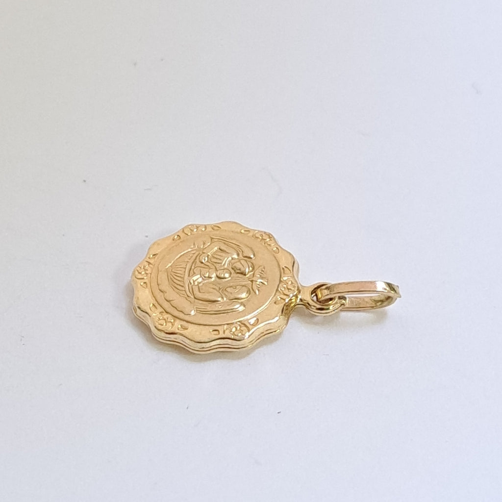 MEDALLA RELIGIOSA ORO 14 K 1,70 GRMS (SEMINUEVO)
