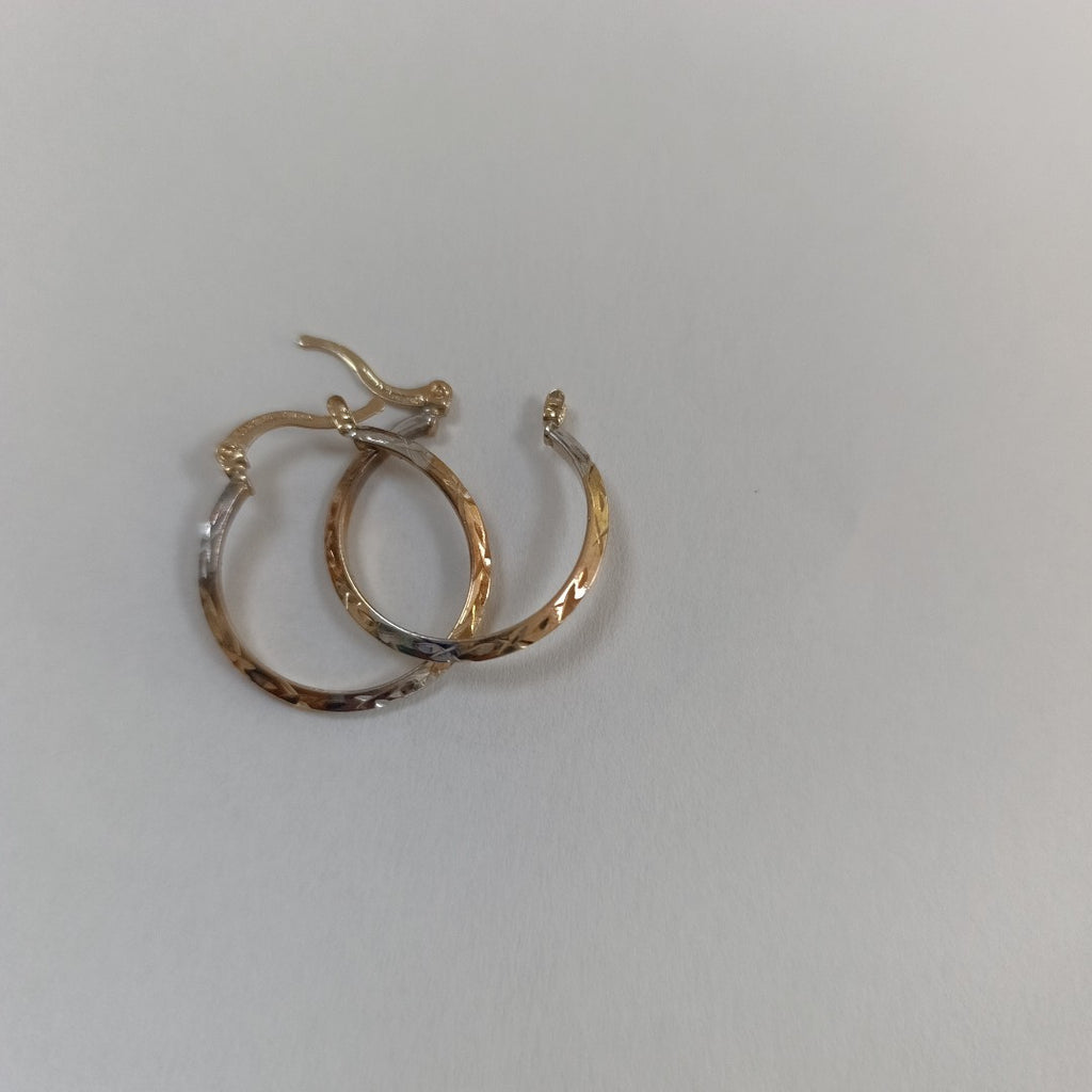 ARRACADAS PAR ORO COMBINADO 10 K 1.4 GRMS (SEMINUEVO)