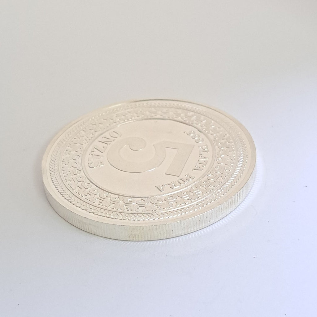 MEDALLA CONMEMORATIVA PLATA 155.7 GRMS (SEMINUEVO)
