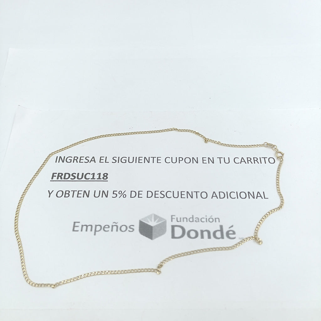 CADENA ORO 10 K 2.9 GRMS (SEMINUEVO)