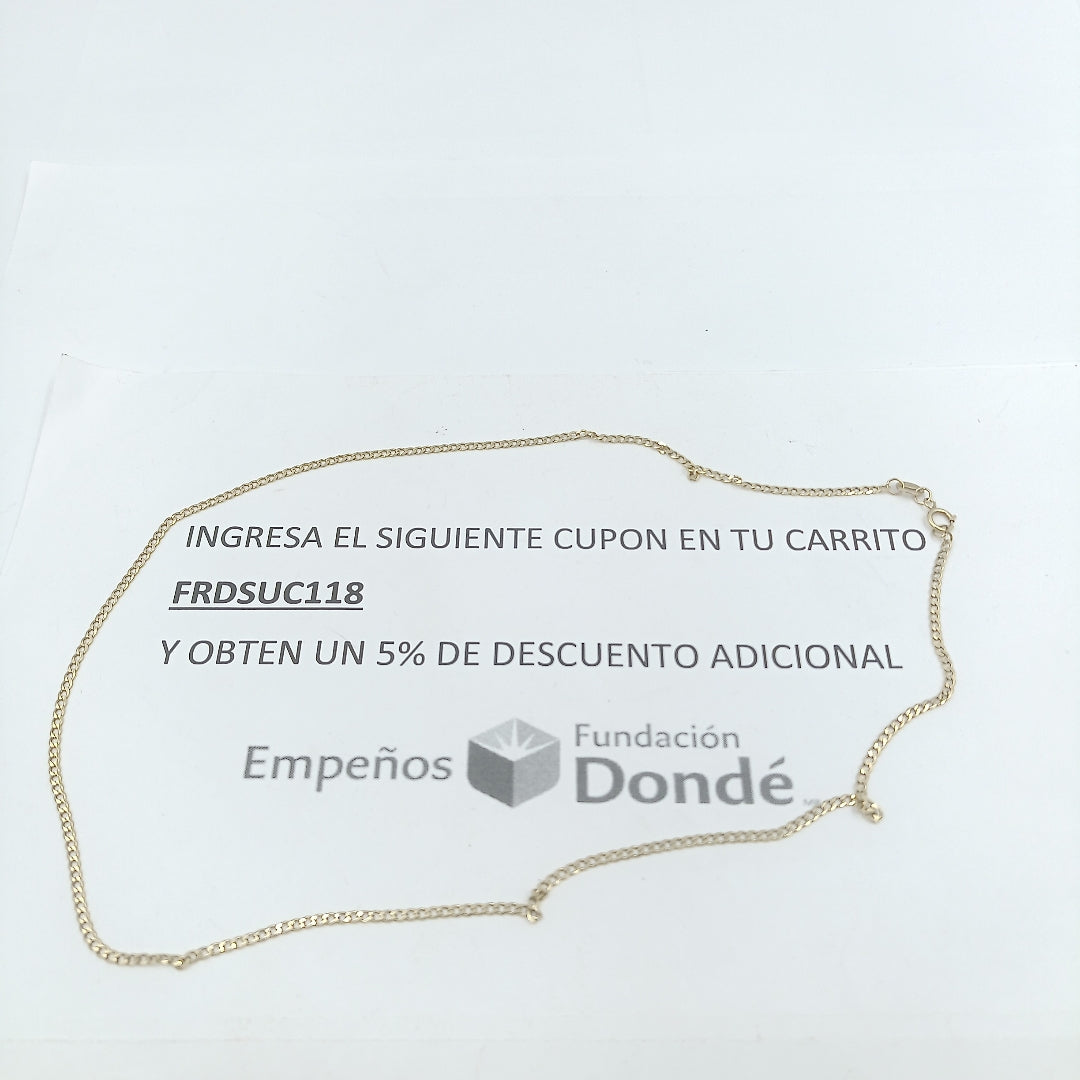 CADENA ORO 10 K 2.9 GRMS (SEMINUEVO)