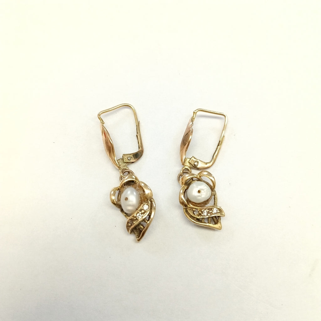 ARETES PAR ORO 10 K 3.4 GRMS (SEMINUEVO)