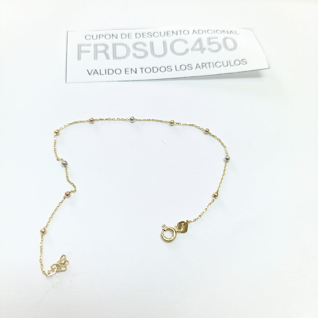 PULSERAS DAMA ORO 14K 0.8 (NUEVO)