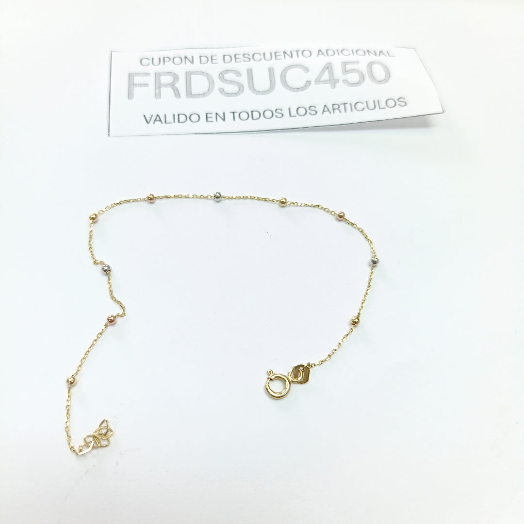 PULSERAS DAMA ORO 14K 0.8 (NUEVO)