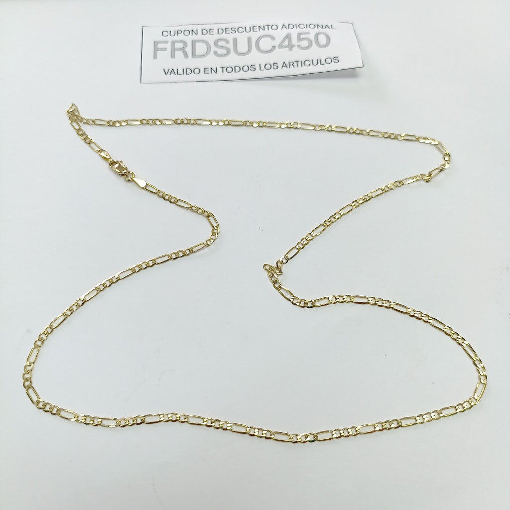 CADENA 3X1 14K 60 CM 4.9 GR (NUEVO)