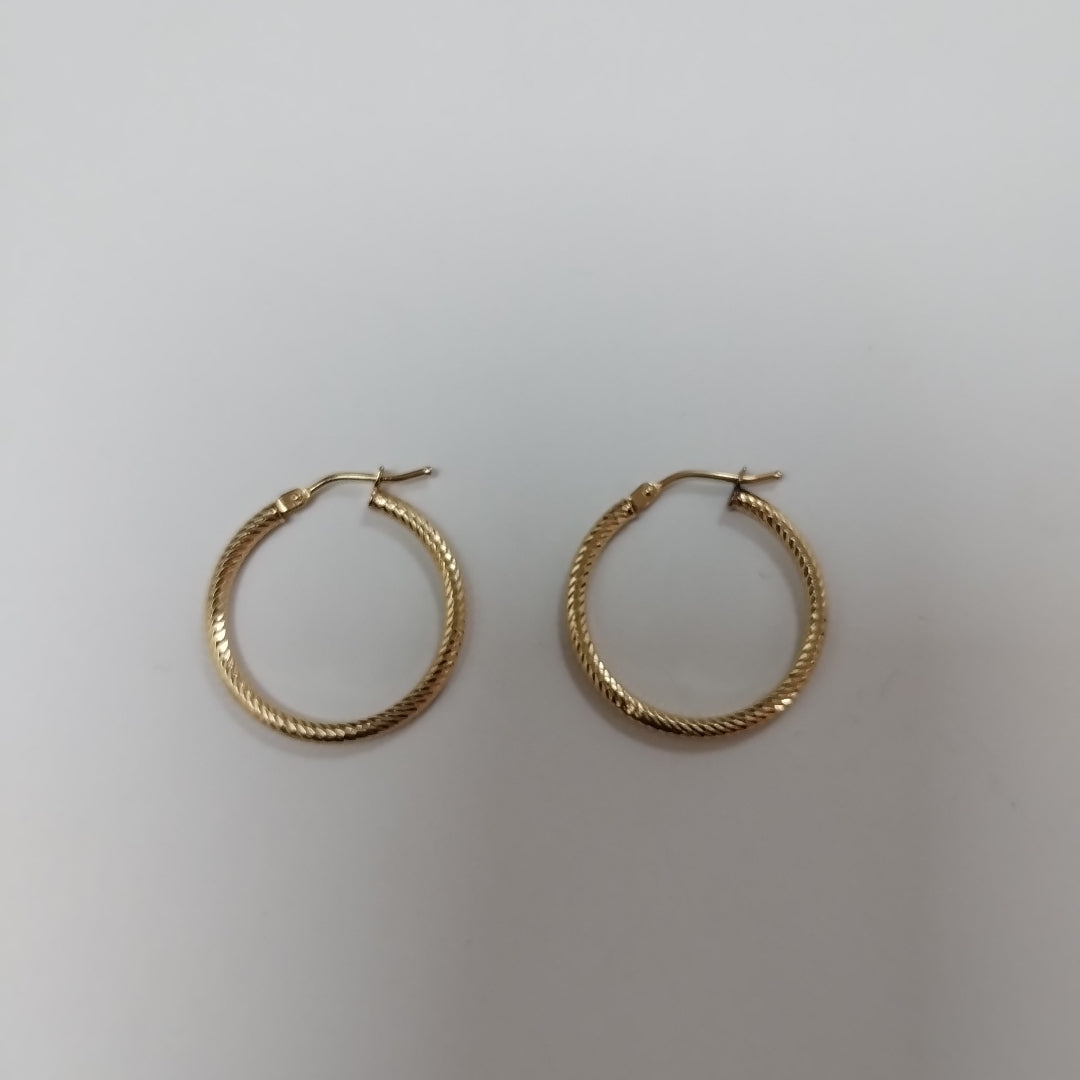 ARRACADAS PAR ORO 14 K 1.1 GRMS (SEMINUEVO)