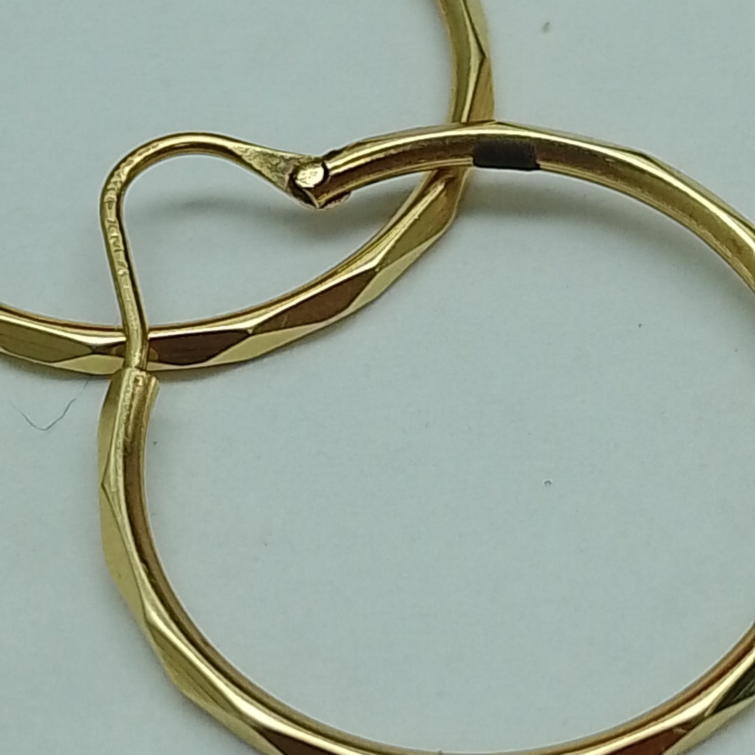 ARRACADAS PAR ORO 10 K 1.6 GRMS (SEMINUEVO)
