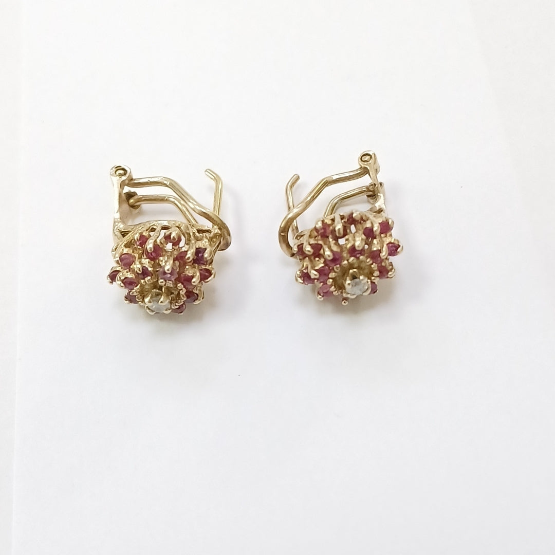 ARETES PAR ORO 8 K 6,10 GRMS (SEMINUEVO)