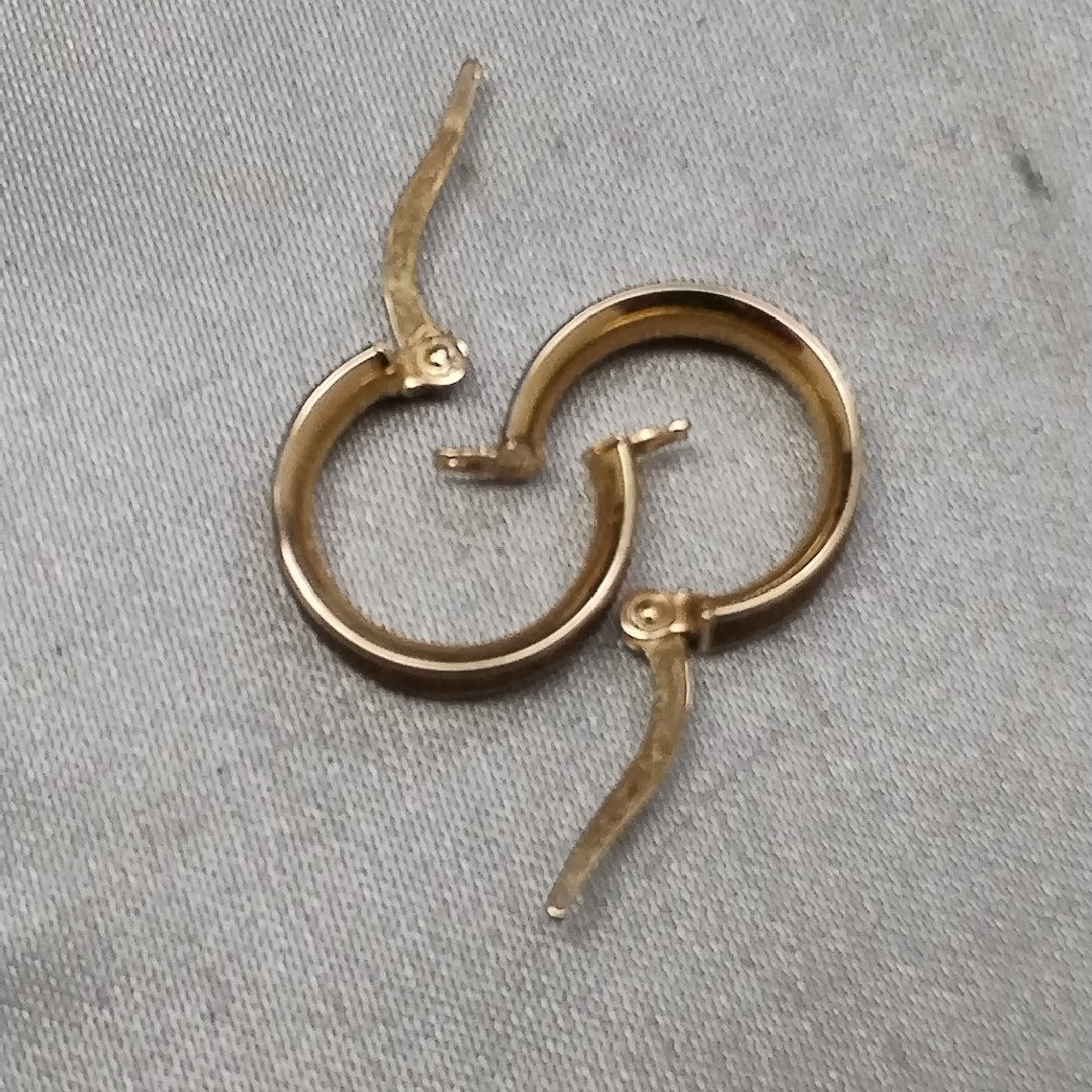 ARRACADAS PAR ORO 14 K 1.3 GRMS (SEMINUEVO)