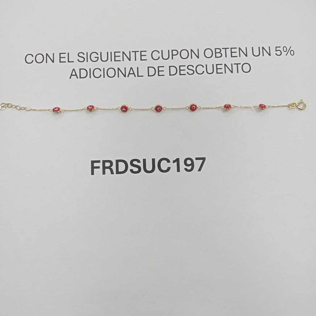 PULSERAS DAMA ORO 14K 1.3 (NUEVO)