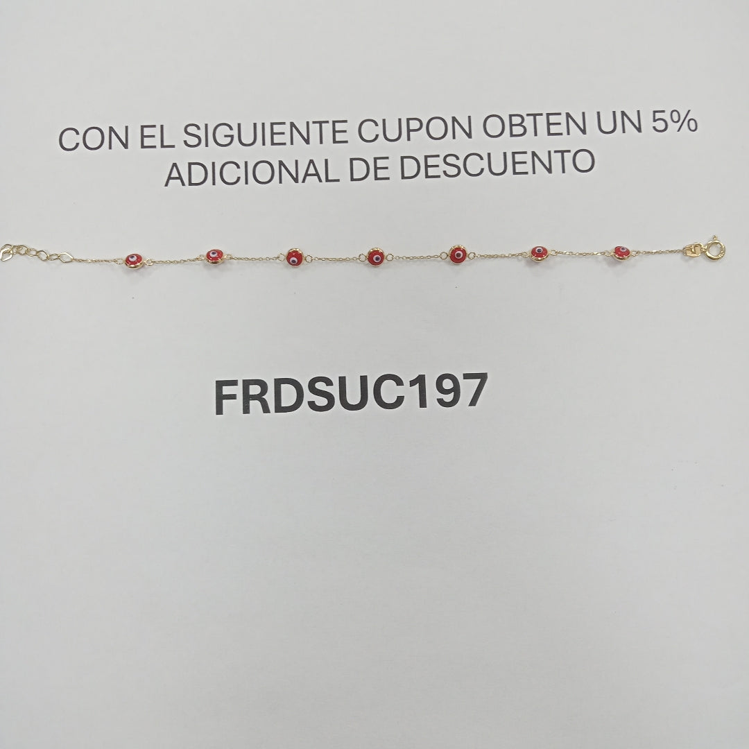 PULSERAS DAMA ORO 14K 1.3 (NUEVO)