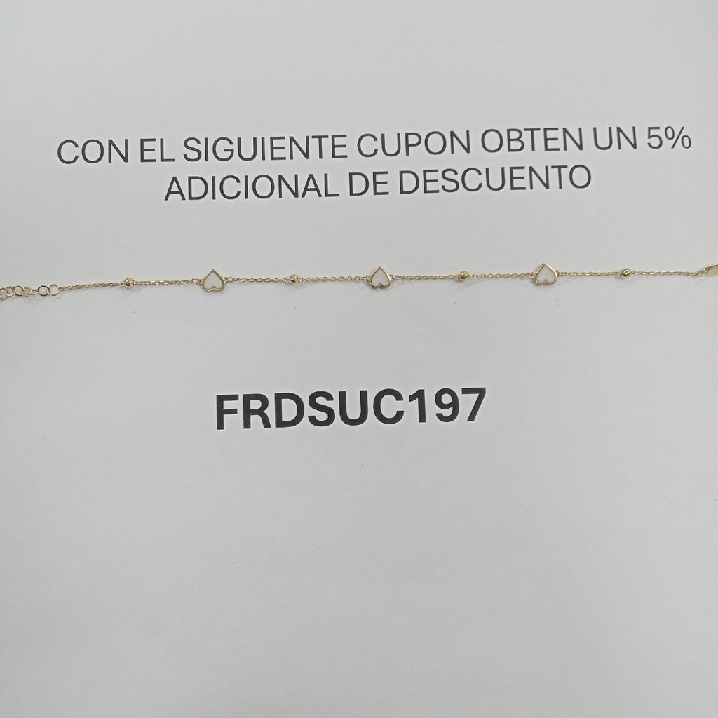 PULSERAS DAMA ORO 14K 1.2 (NUEVO)