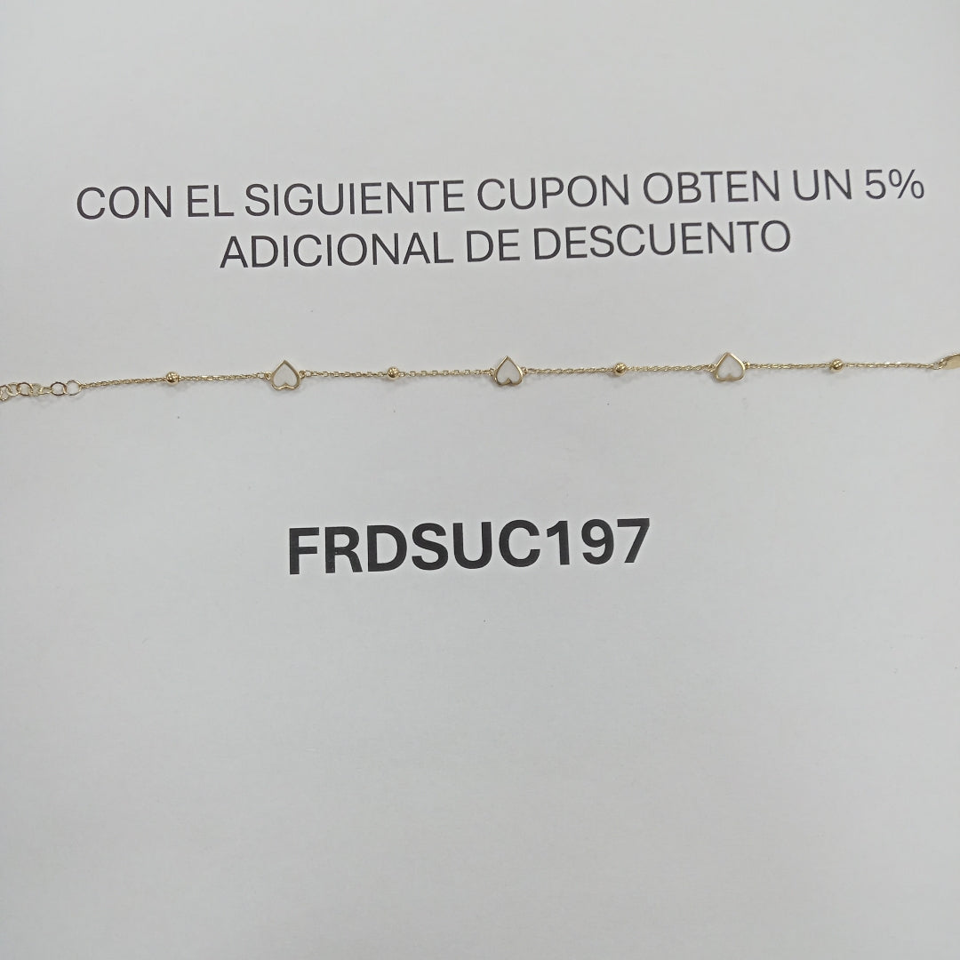 PULSERAS DAMA ORO 14K 1.2 (NUEVO)