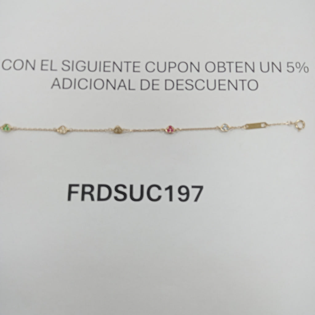 PULSERAS DAMA ORO 14K 1.9 (NUEVO)