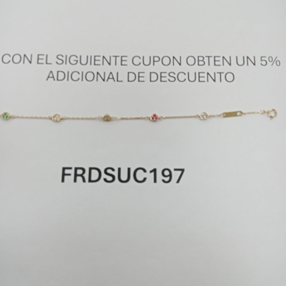 PULSERAS DAMA ORO 14K 1.9 (NUEVO)