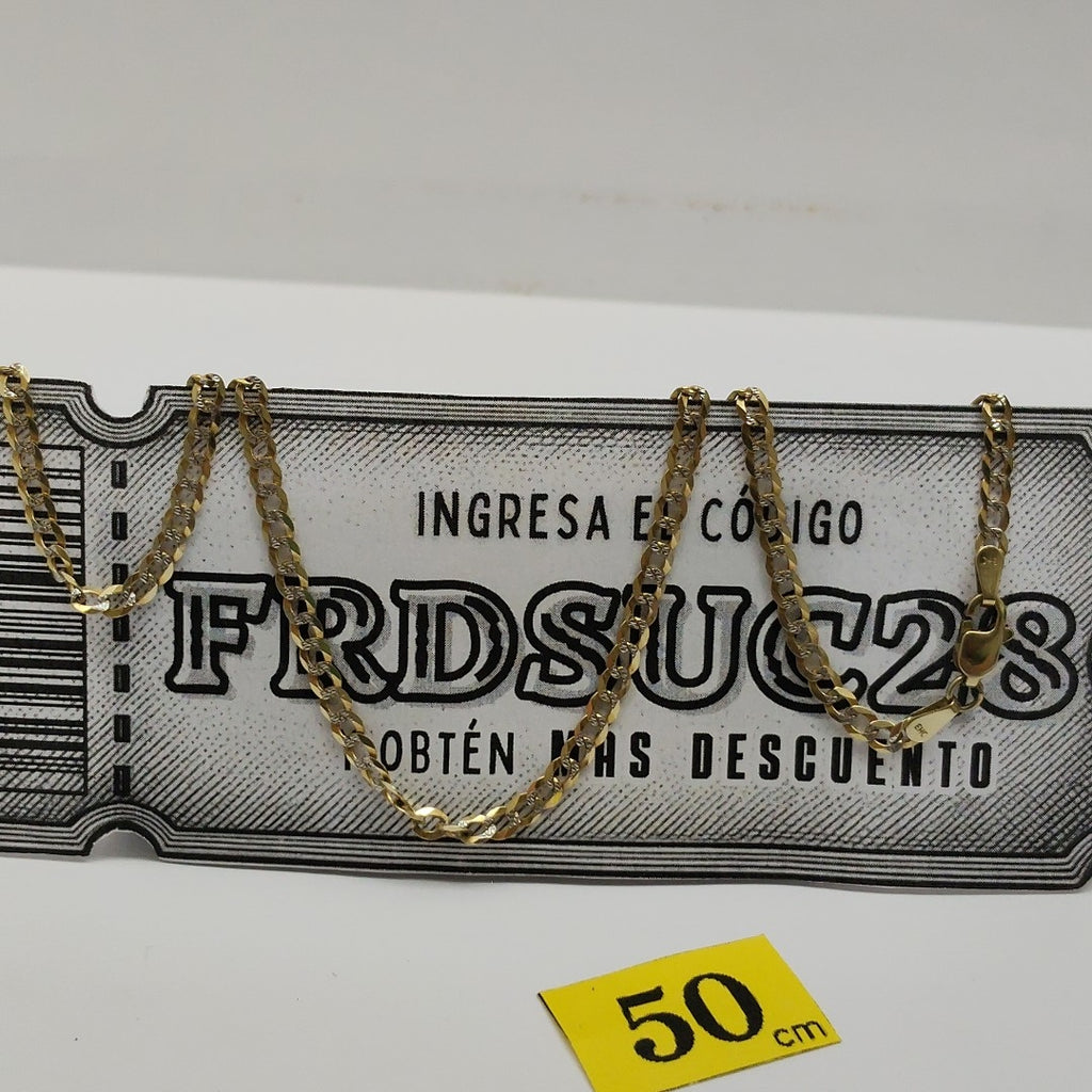 CADENA ORO, RODIADO 14 K 6.3 GRMS (SEMINUEVO)