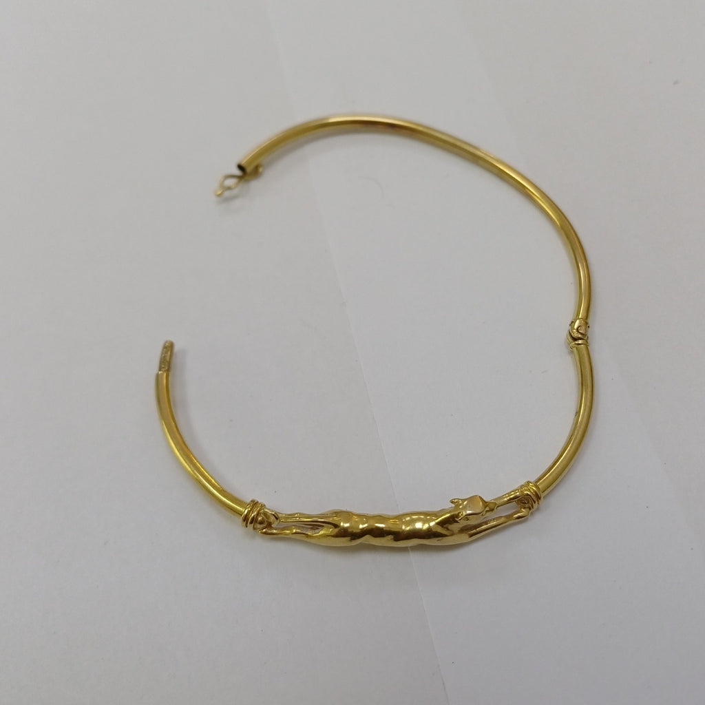 PULSERA RIGIDA ORO 14 K 7,70 GRMS (SEMINUEVO)