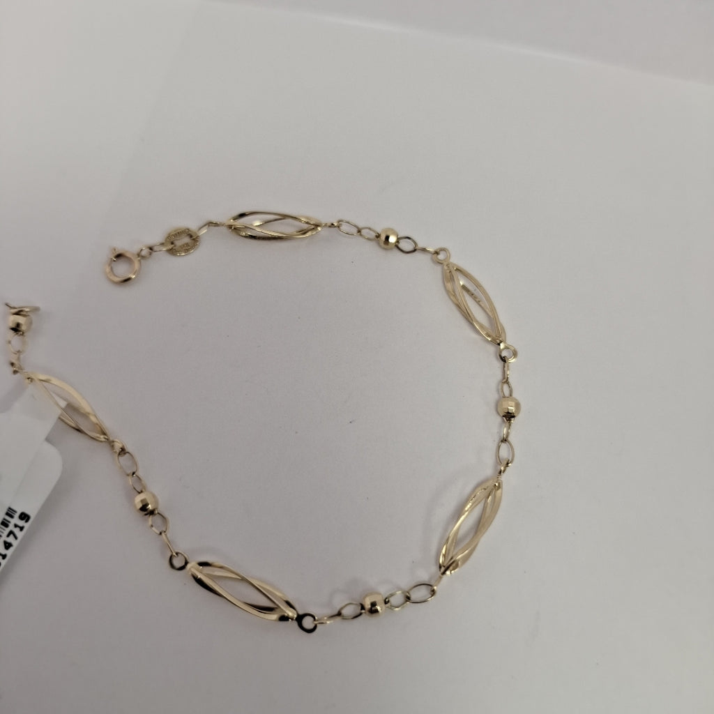 PULSERA ESPECIAL 14K 18 CM 2 GR (NUEVO)