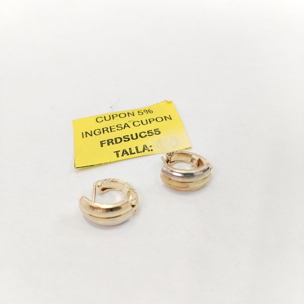 ARRACADAS PAR ORO 14 K 2,30 GRMS (SEMINUEVO)