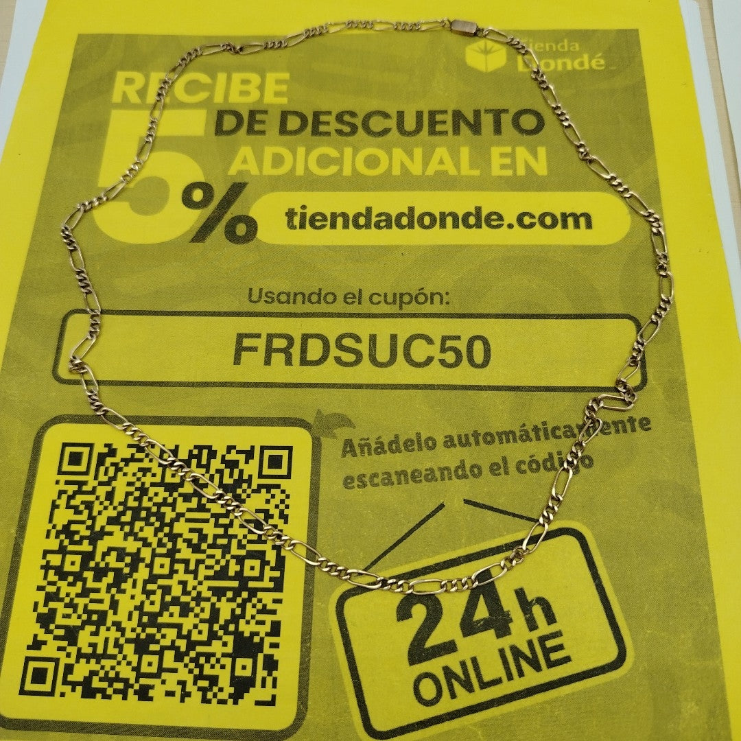 CADENA ORO 10 K 10.7 GRMS (SEMINUEVO)