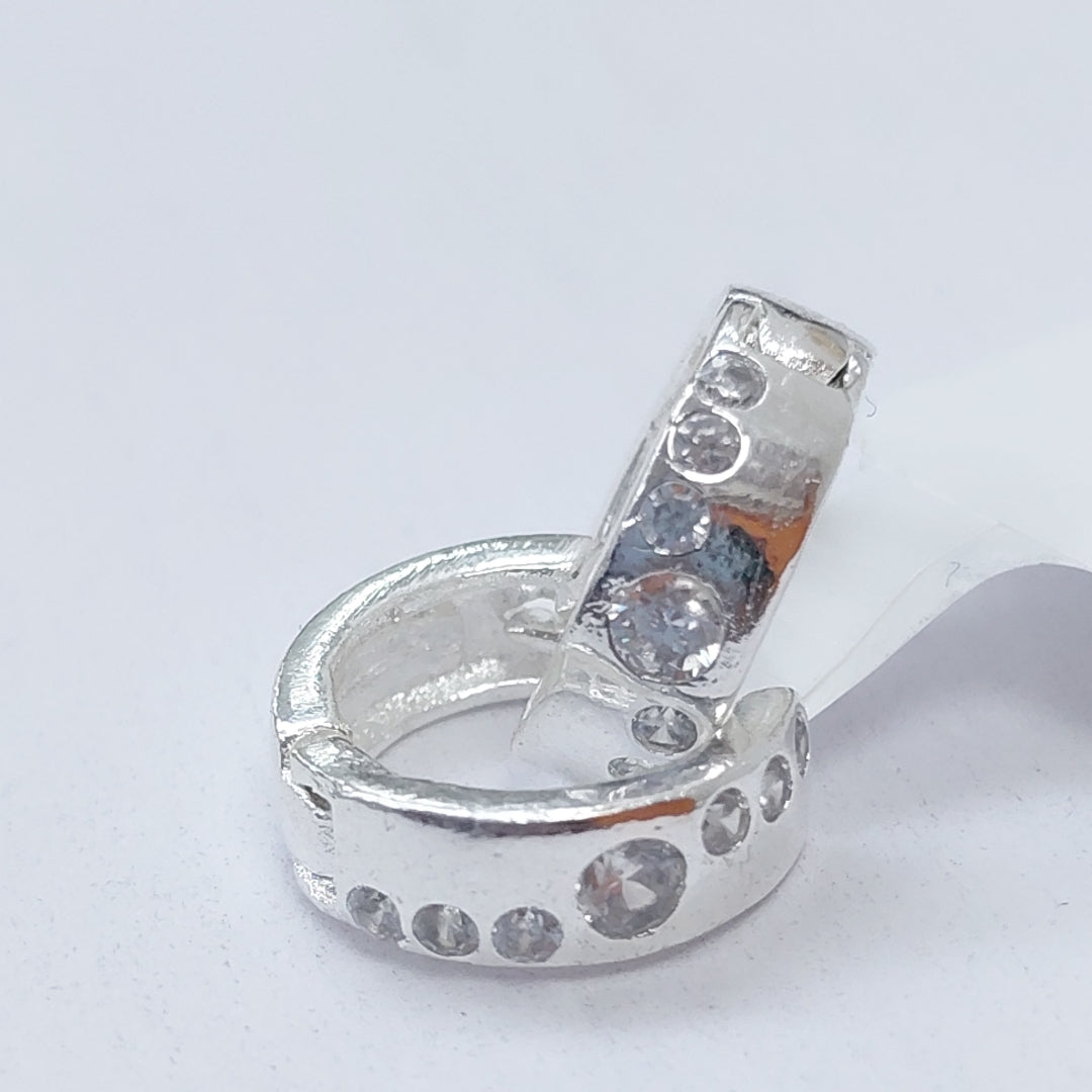 ARRACADAS C/CIRCONIAS PLATA .925 2.4 GR (NUEVO)