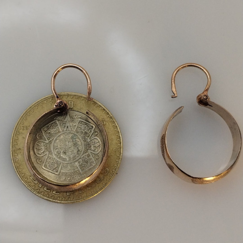 ARETES PAR ORO 8 K 3.1 GRMS (SEMINUEVO)