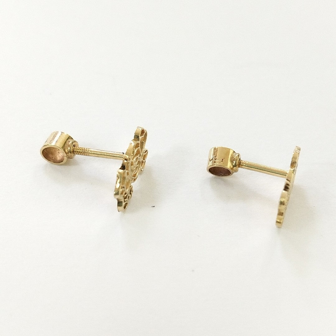 BROQUELES PAR ORO 14 K 0.9 GRMS (SEMINUEVO)