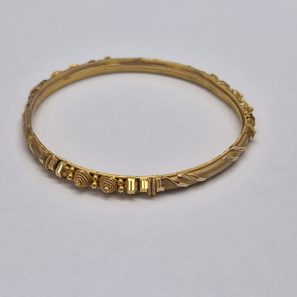 PULSERA RIGIDA ORO 21 K 13,20 GRMS (SEMINUEVO)