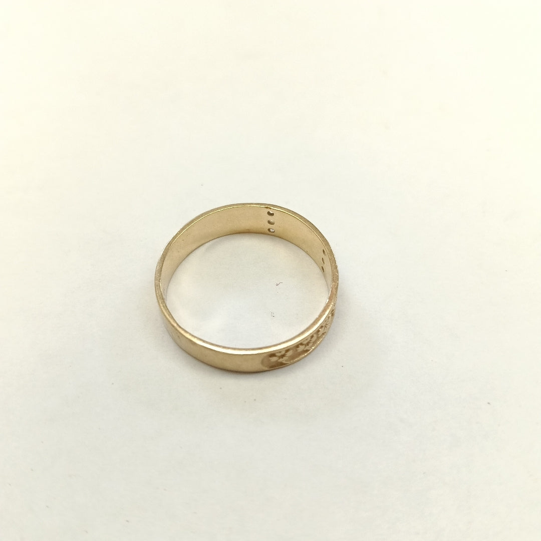 ARGOLLA DE LA SUERTE ORO 14 K 2.6 GRMS (SEMINUEVO)