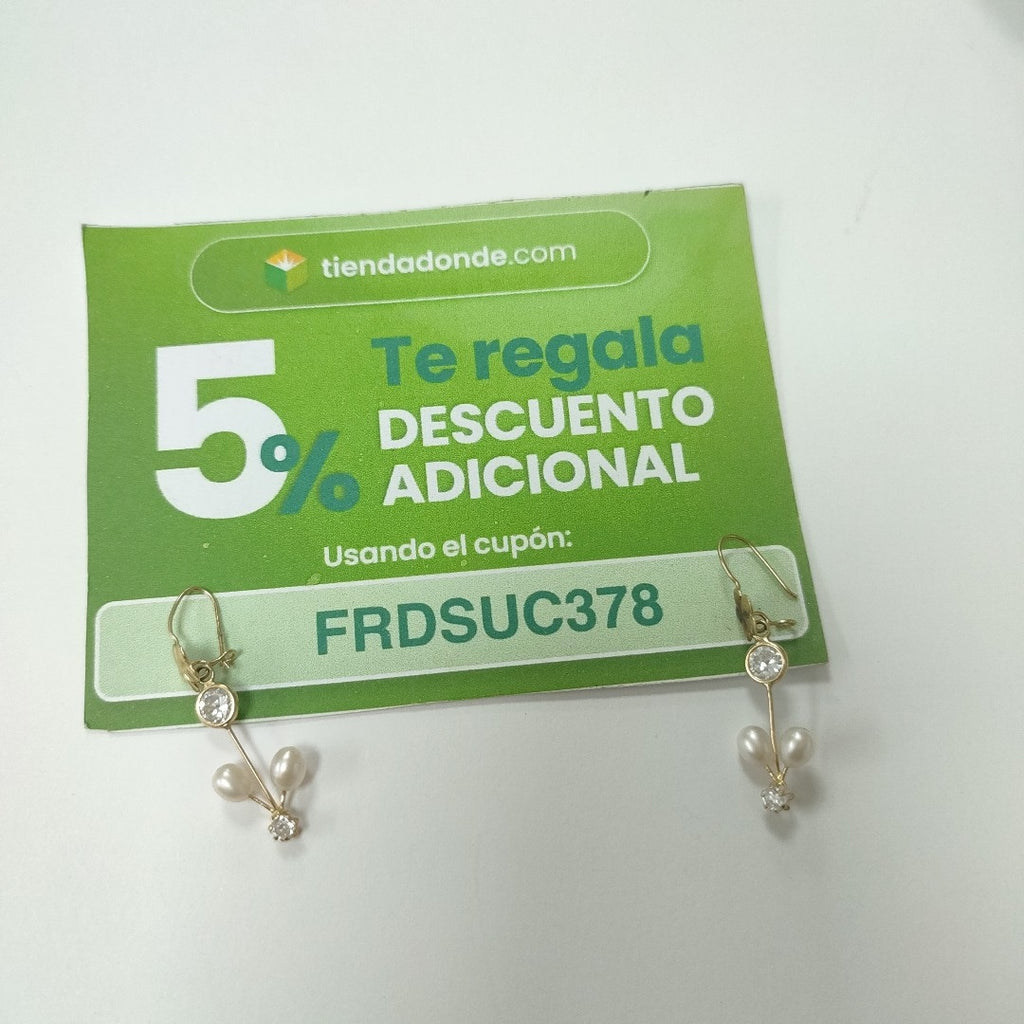 ARETES PAR ORO 10 K 1.8 GRMS (SEMINUEVO)