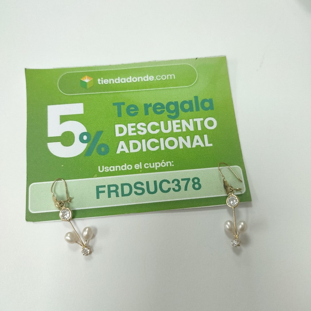 ARETES PAR ORO 10 K 1.8 GRMS (SEMINUEVO)