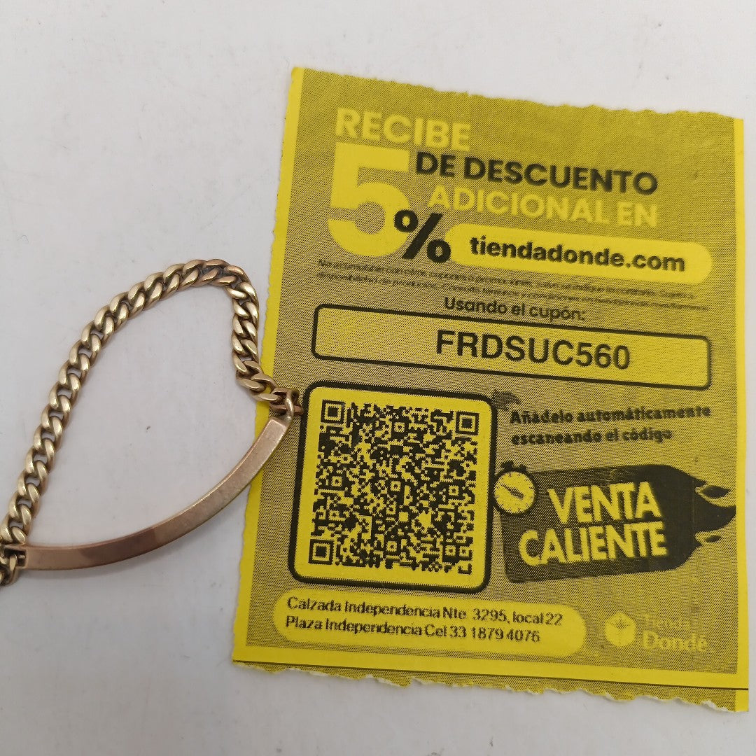 ESCLAVA ORO 8 K 5,70 GRMS (SEMINUEVO)