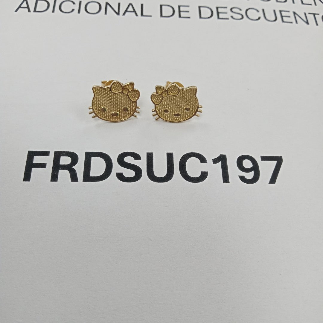 BROQUELES ORO 10K 2.2 (NUEVO)