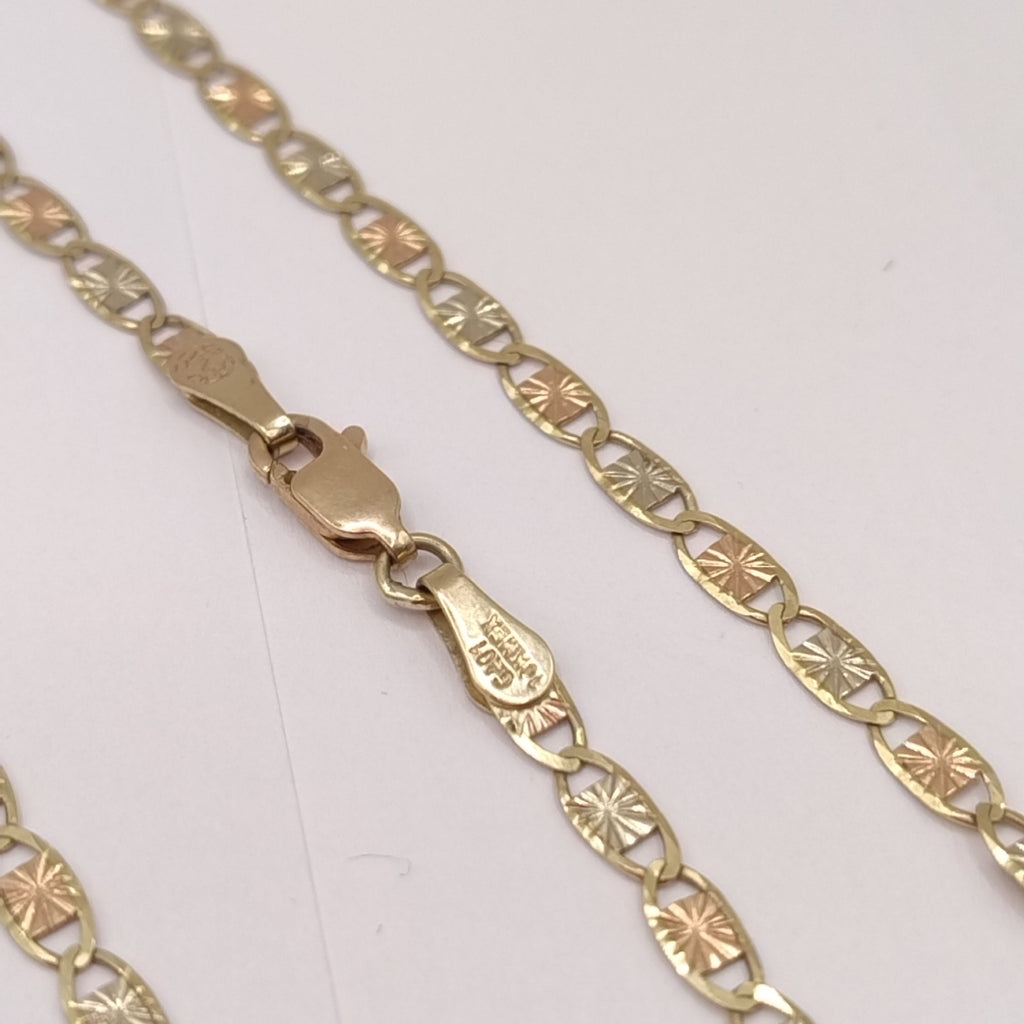 CADENA ORO, ORO COMBINADO 10 K 7 GRMS (SEMINUEVO)