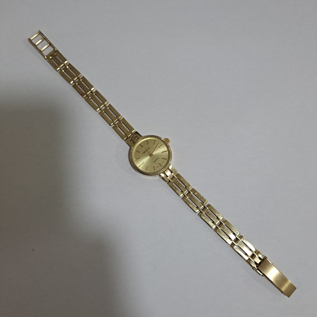 RELOJ CAJA Y PULSO ORO ORO 14 K 24.6 GRMS (SEMINUEVO)