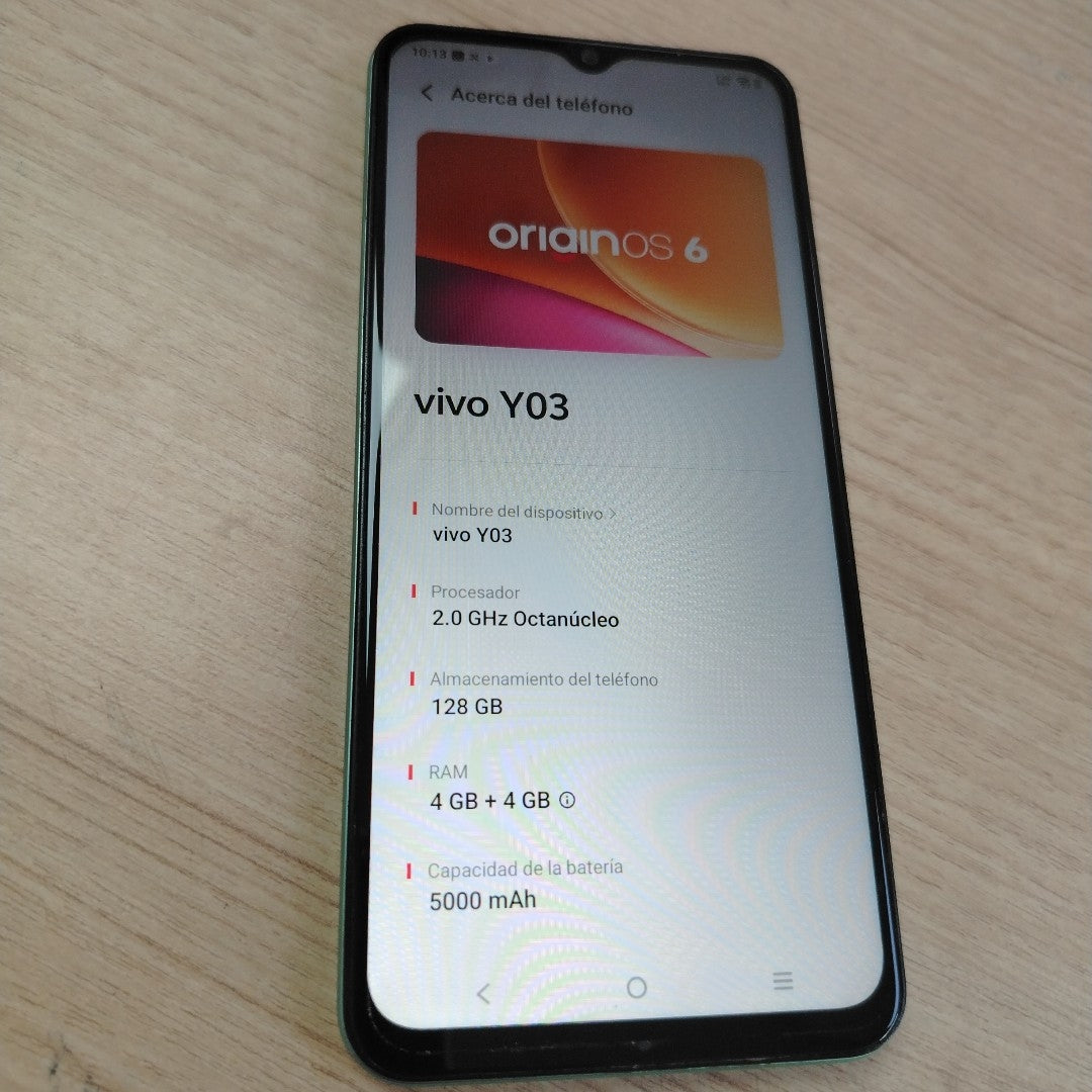 CELULAR VIVO Y03 V2332 (2024) 128 GB 4 GB RAM (SEMINUEVO)