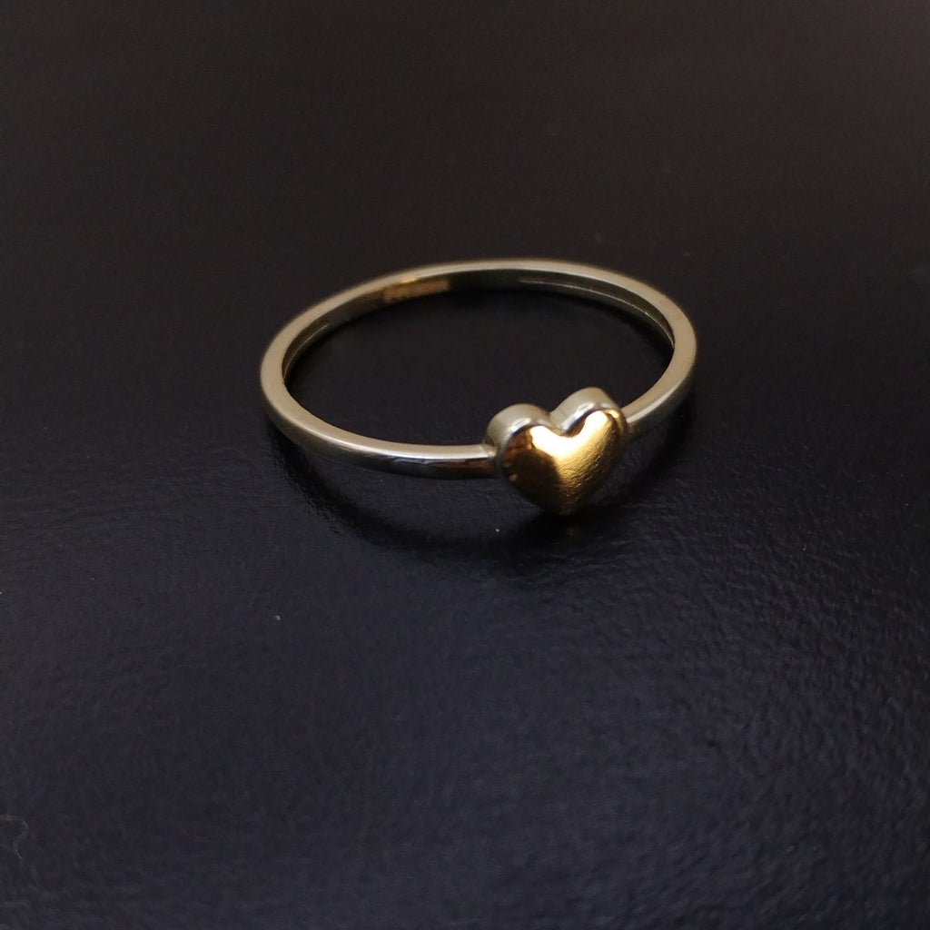 ANILLOS ANILLITO FIG CORAZON 10K TALLA 9 1.2 GR (NUEVO)
