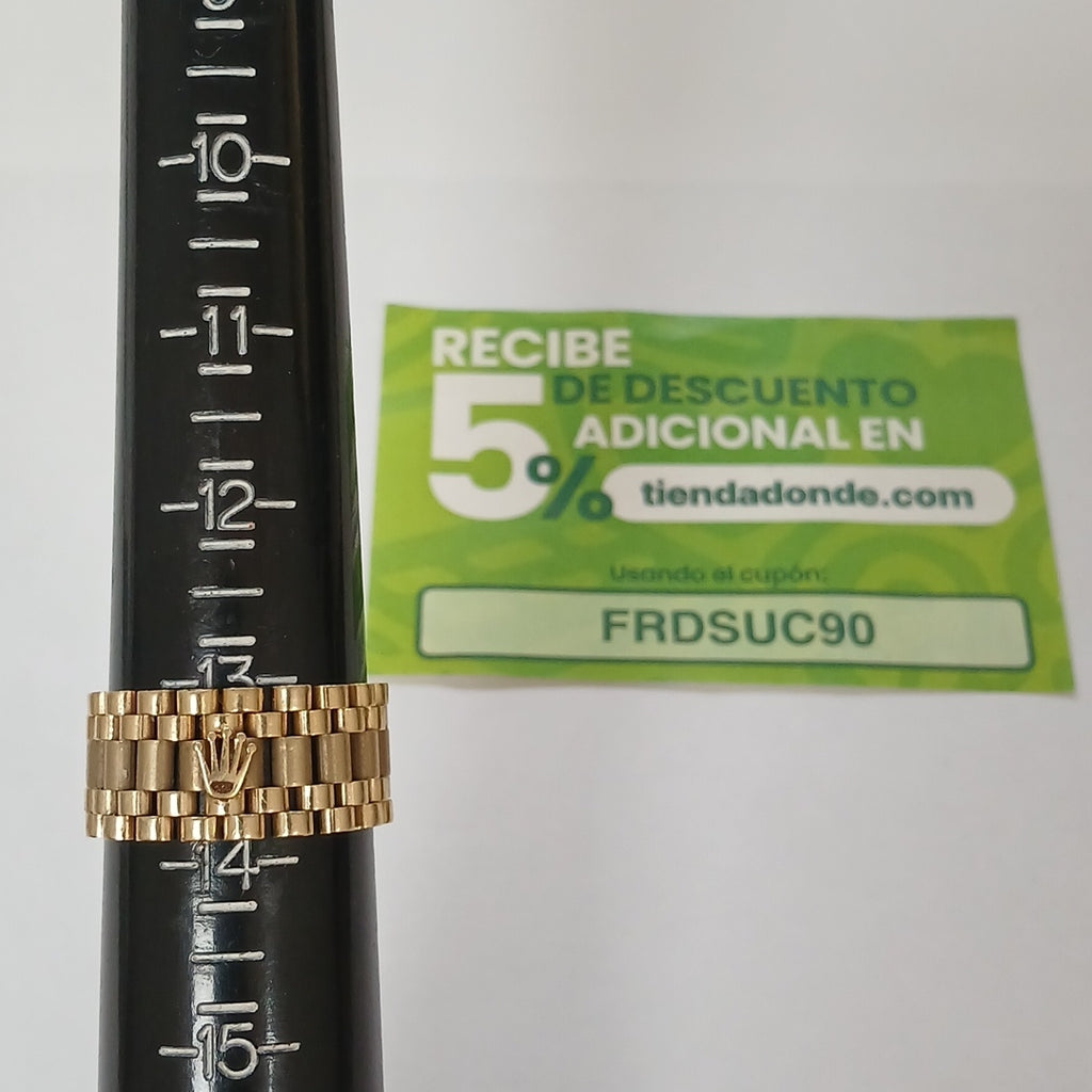 ANILLO ORO 14 K 7.1 GRMS (SEMINUEVO)