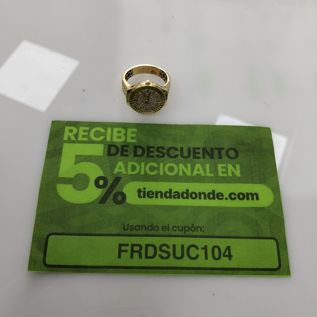 ANILLO ORO 14 K 9 GRMS (SEMINUEVO)