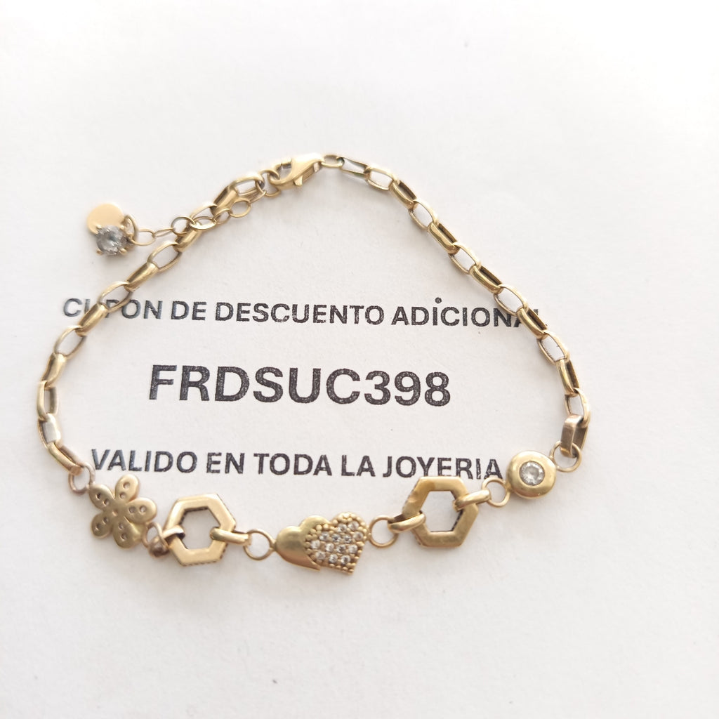 PULSERA ORO 14 K 4.1 GRMS (SEMINUEVO)
