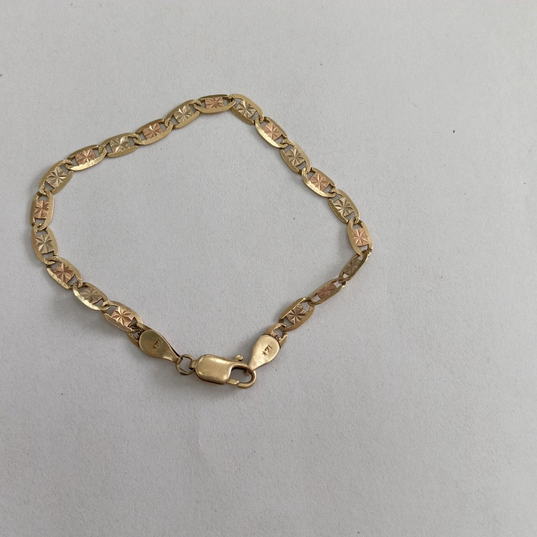 PULSERA ORO 14 K 5.4 GRMS (SEMINUEVO)