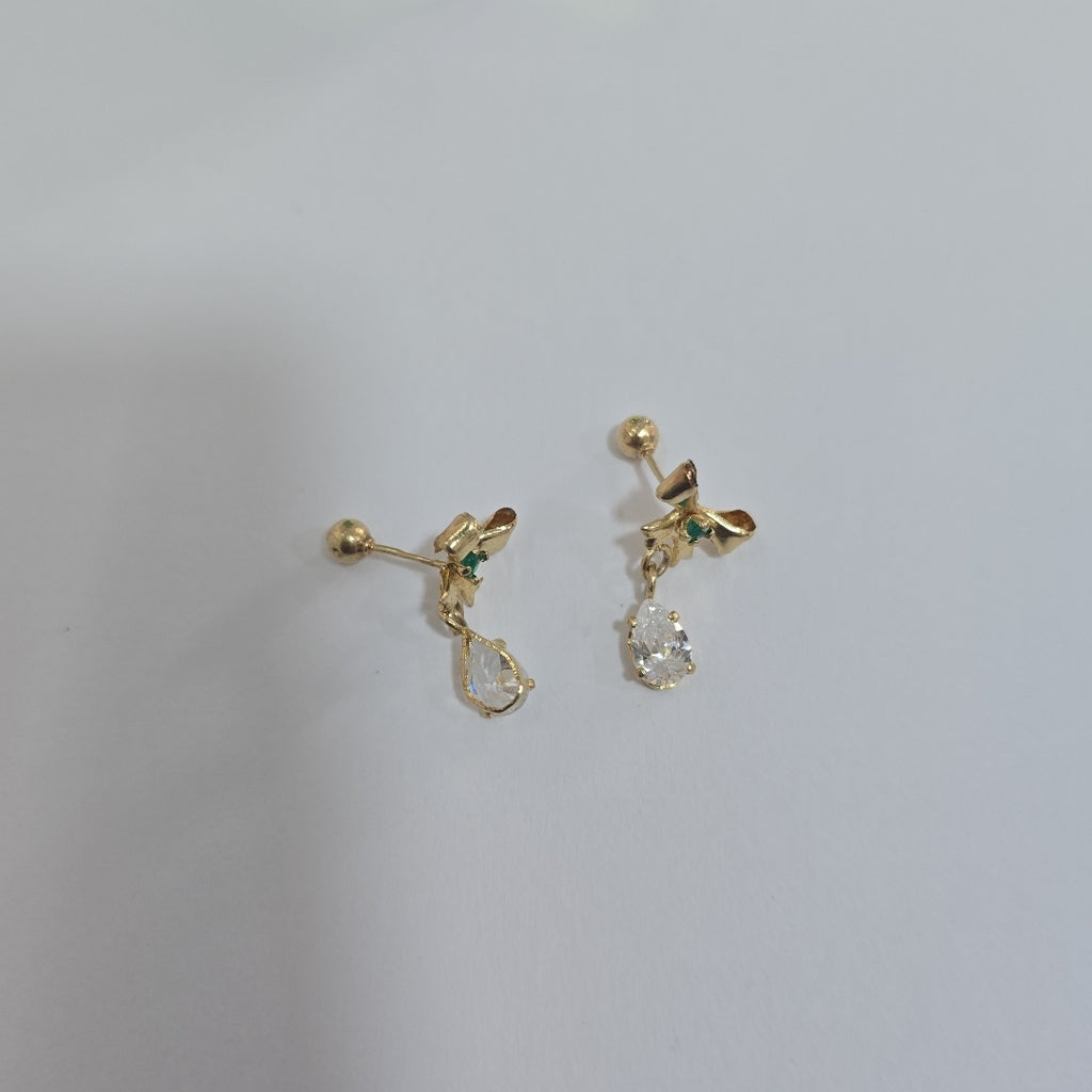ARETES PAR ORO 10 K 0.8 GRMS (SEMINUEVO)
