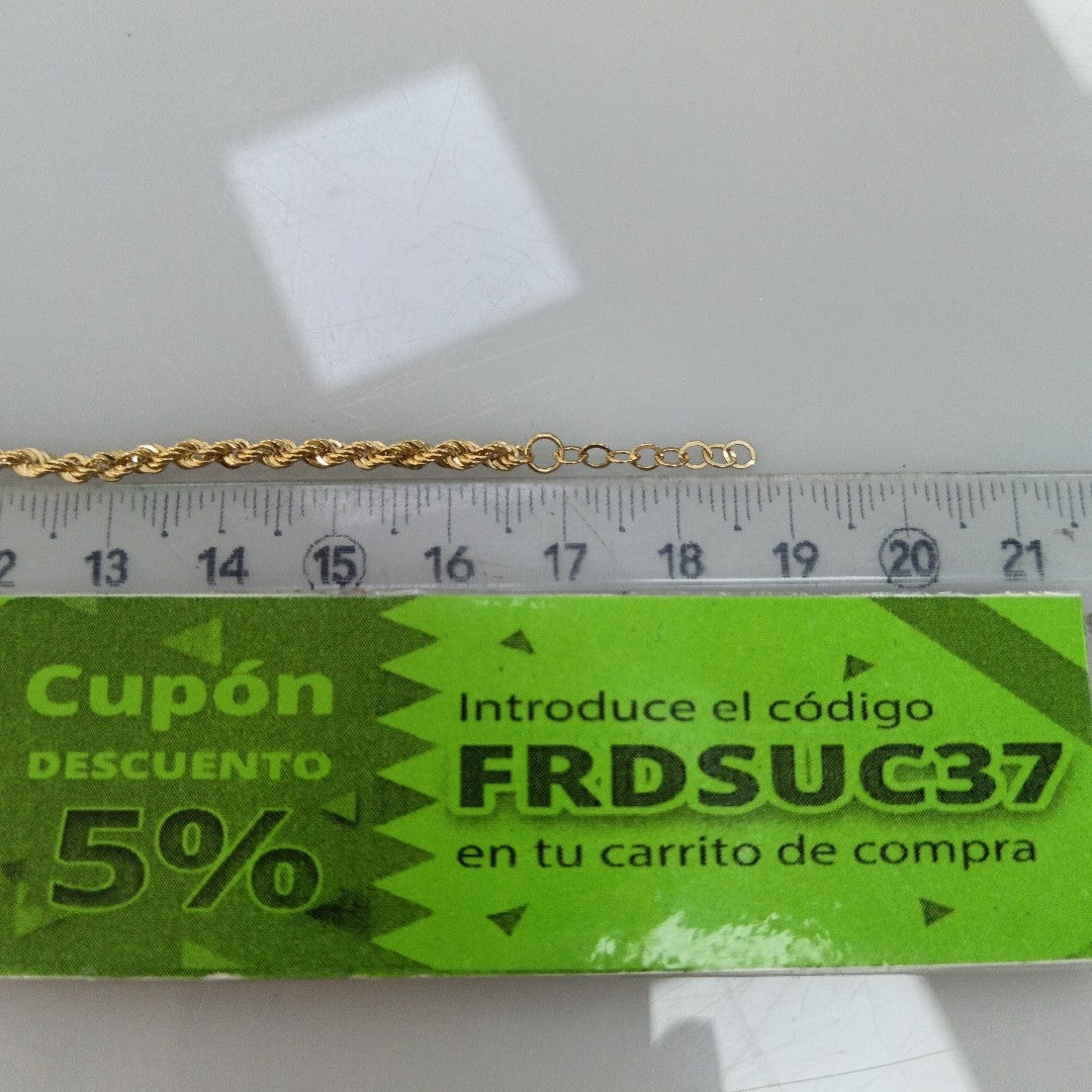 PULSERA ORO 14 K 1,90 GRMS (SEMINUEVO)