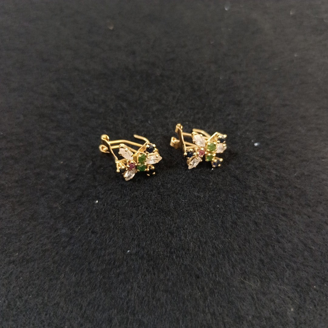ARETES PAR ORO 14 K 2.9 GRMS (SEMINUEVO)