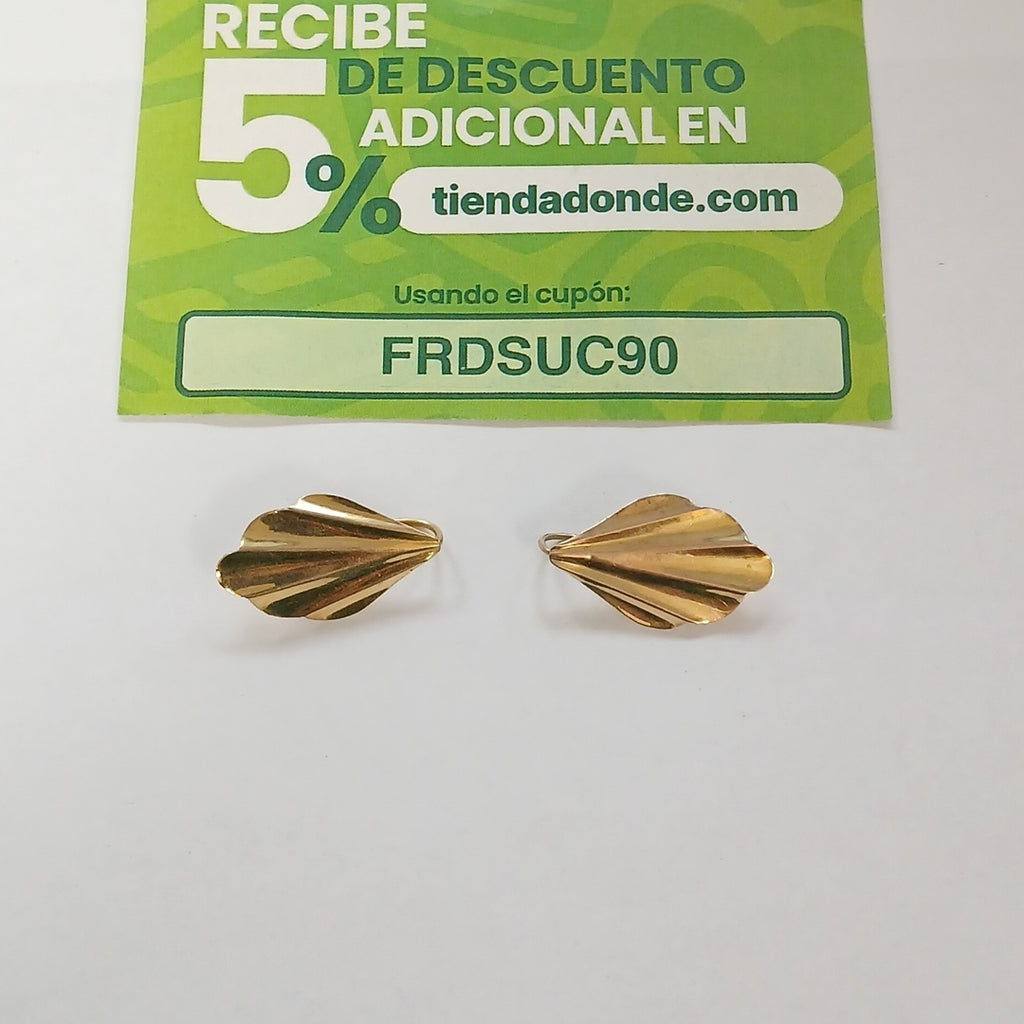 ARETES PAR ORO 10 K 0,90 GRMS (SEMINUEVO)