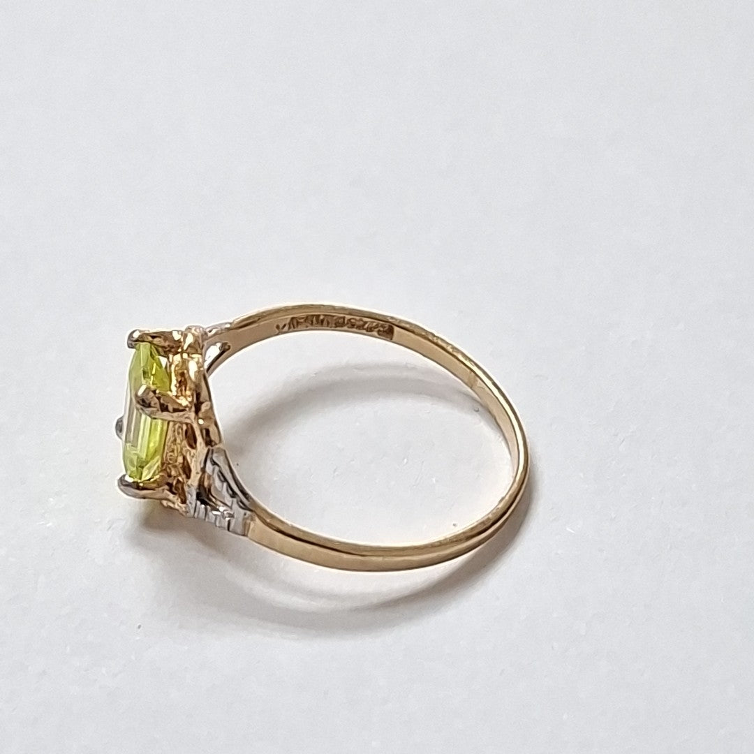 ANILLO ORO 10 K 1,10 GRMS (SEMINUEVO)
